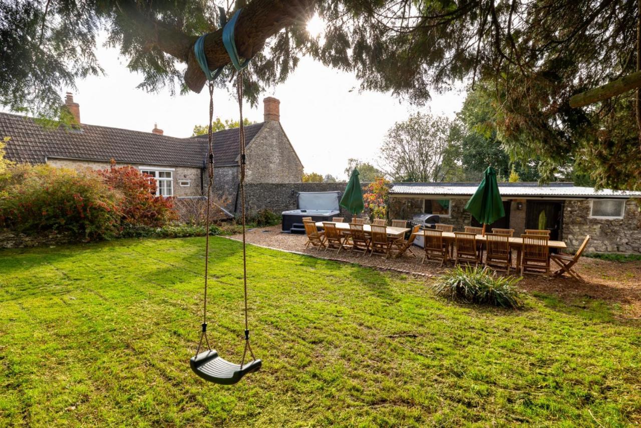 Topside House - Beautiful 7 Bedroom House With Hottub Wifi And Parking Near Bath Wells Frome Oakhill Zewnętrze zdjęcie